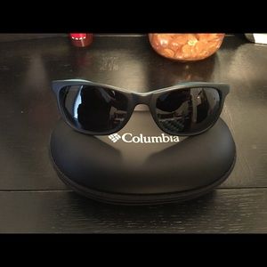 Columbia Polarized Black and Blue Sunglasses